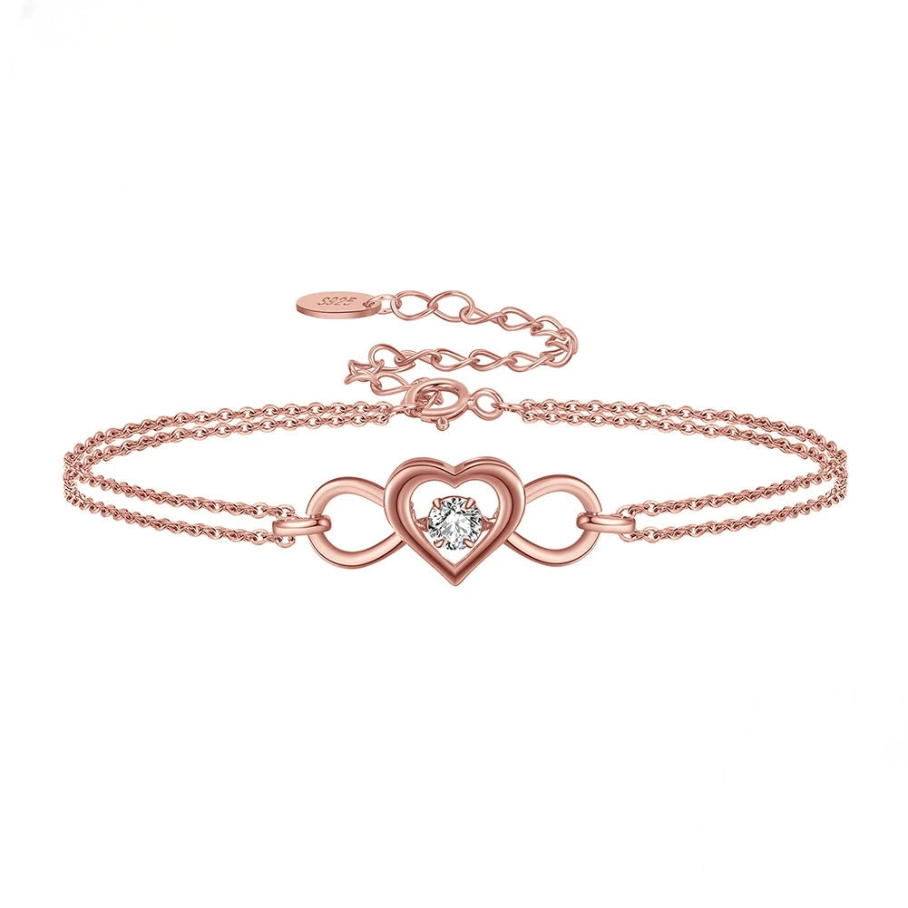 Bracelet Eternal Heart 925 Sterling Silver