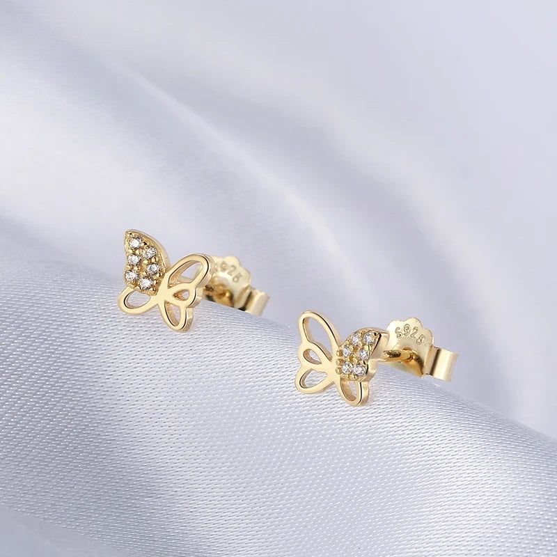 Earring Butterfly 925 Sterling Silver