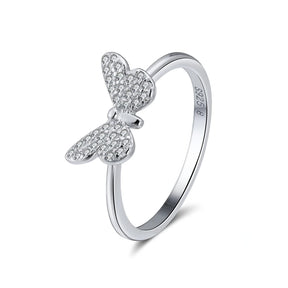 Ring Butterfly of Eternity 925 Sterling Silver