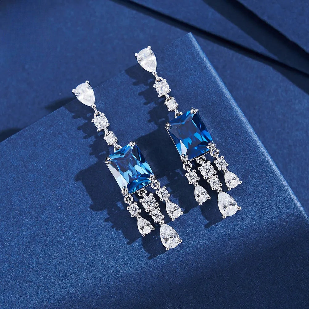 Earring Blue Majesty 925 Sterling Silver