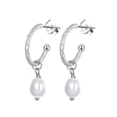 Earring Classic Pearl 925 Sterling Silver