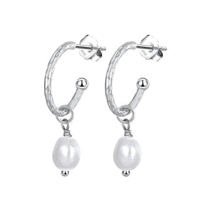 Earring Classic Pearl 925 Sterling Silver