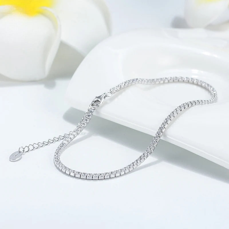 Anklet Diamond Glow 925 Sterling Silver