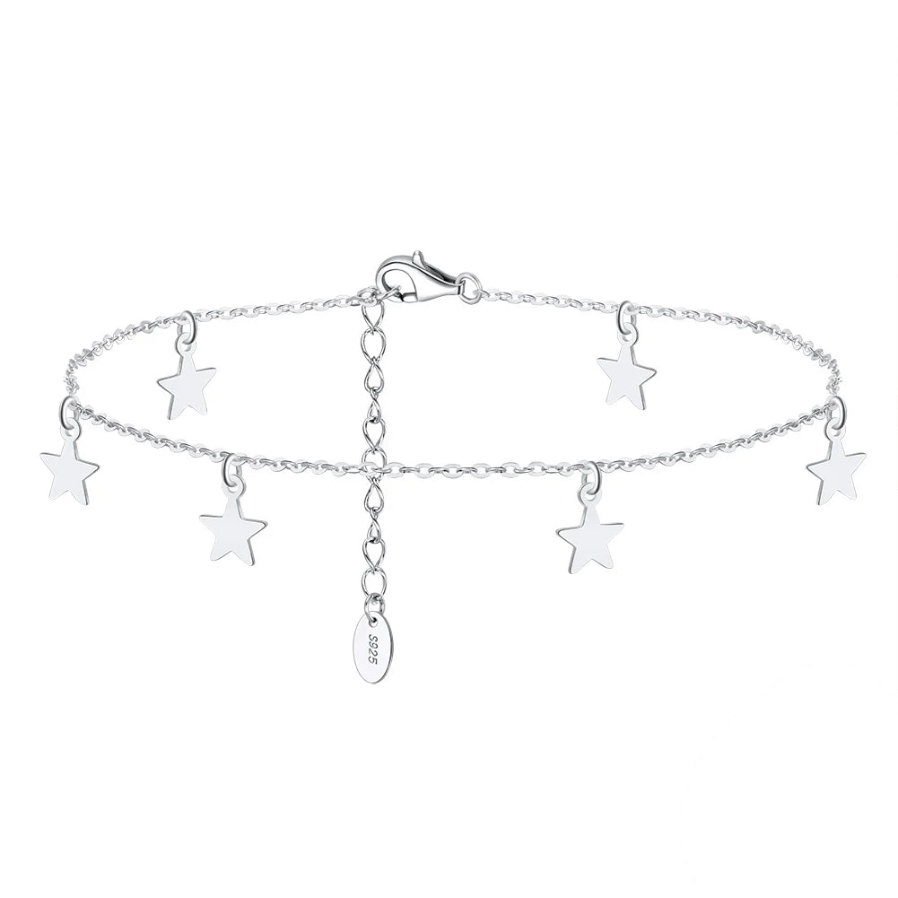 Anklet Starlight Charm 925 Sterling Silver