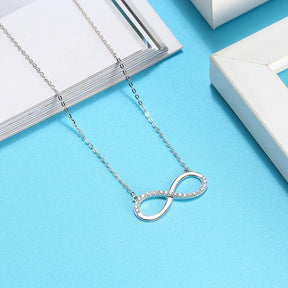 Necklace Infinity 925 Sterling Silver