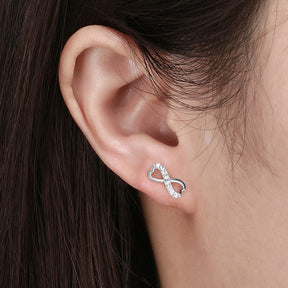 Earring Infinite Love 925 Sterling Silver