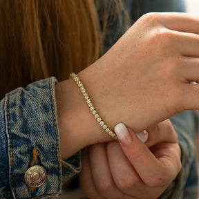 Bracelet Golden Elegance 925 Silver